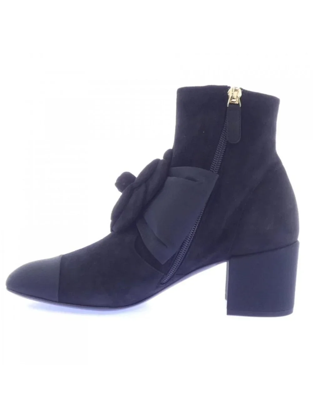 Chanel Short Boots Black
